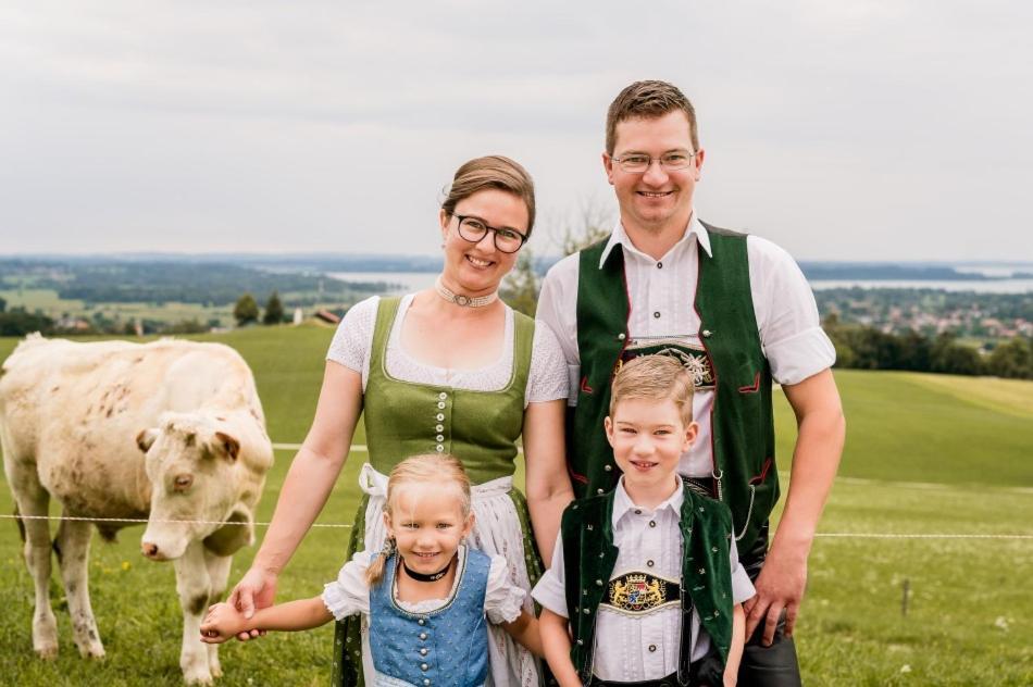 Вілла Schleipfnerhof Urlaub Auf Dem Bauernhof Бернау-ам-Кімзе Екстер'єр фото